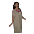 Radya Moroccan Woman Casual Kaftan - Beige