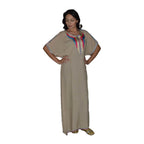 Radya Moroccan Woman Casual Kaftan - Beige