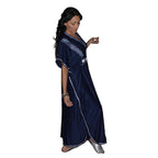 Fatima Moroccan Woman Casual Kaftan - Navy