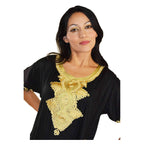 Andalousia Moroccan Woman Casual Kaftan - Black