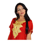 Andalousia Moroccan Woman Casual Kaftan - Red