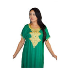 Andalousia Moroccan Woman Casual Kaftan - Green