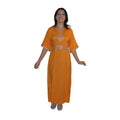 Nora Moroccan Woman Casual Kaftan - Orange