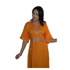 Nora Moroccan Woman Casual Kaftan - Orange