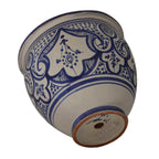 Fez Blue Handmade Ceramic Large Flower Pot -9931