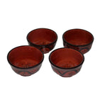 Dipping Sauce Bowl Set of 4 X small - Red