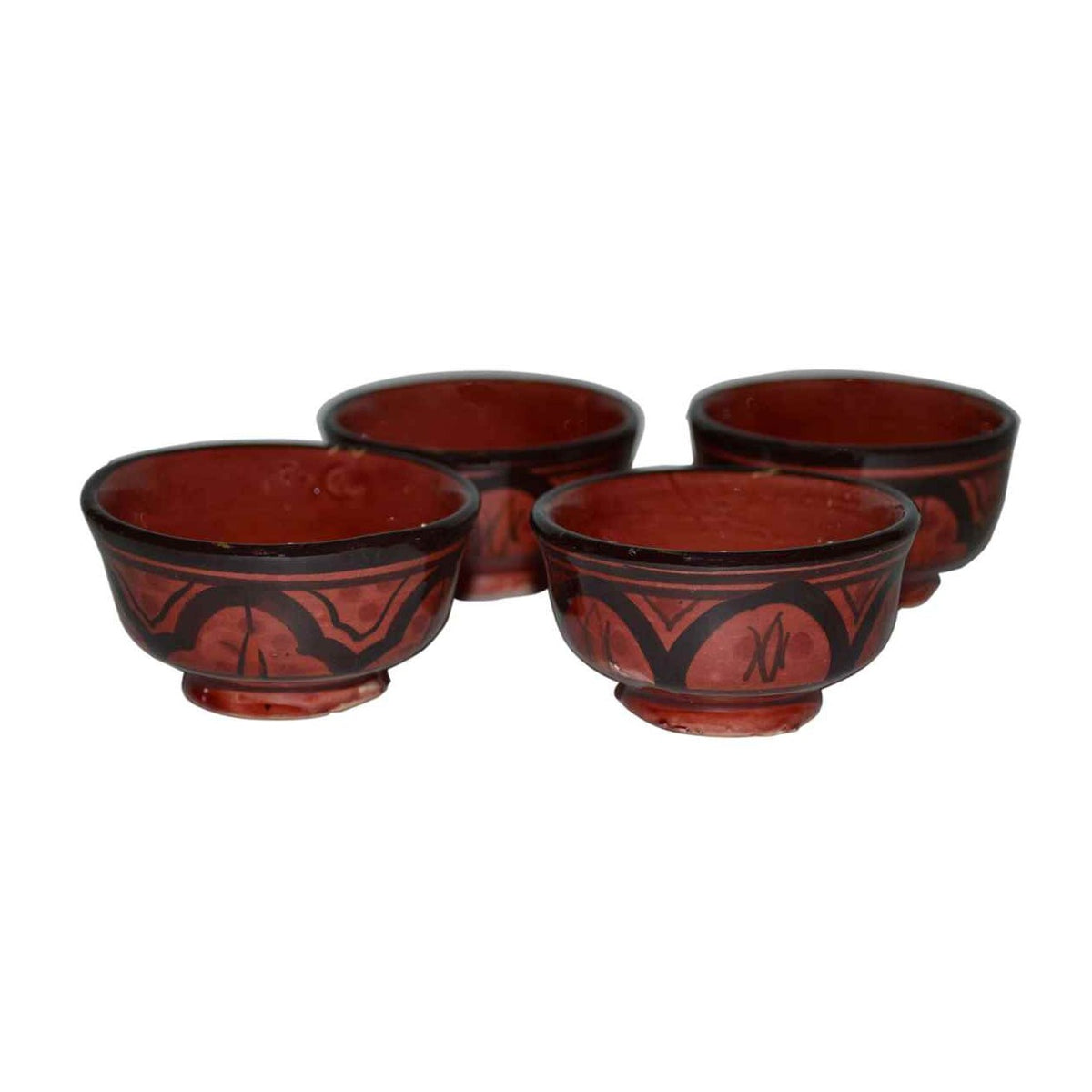 Dipping Sauce Bowl Set of 4 X small - Red