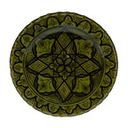 Safi Green Serving Plate Handmade X-Large 14 inches-0