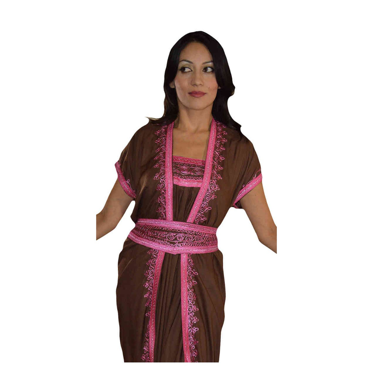 Moroccan Woman Jumpsuit - Dark Brown