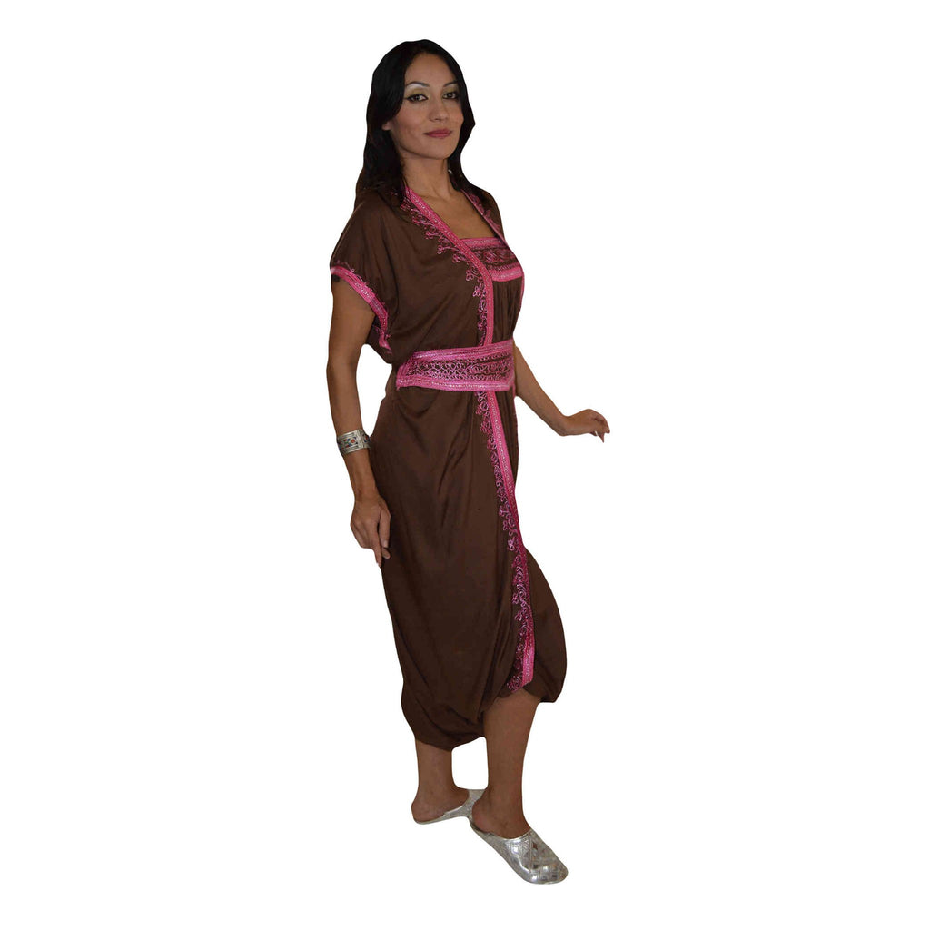 Moroccan Woman Jumpsuit - Dark Brown