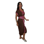 Moroccan Woman Jumpsuit - Dark Brown