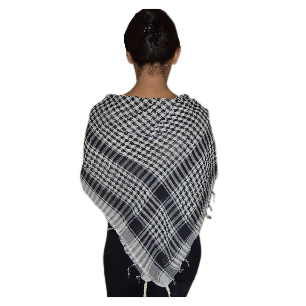 Black & White Freedom Scarf Square-1836