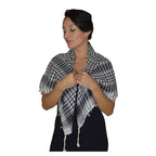 Black & White Freedom Scarf Square-1834
