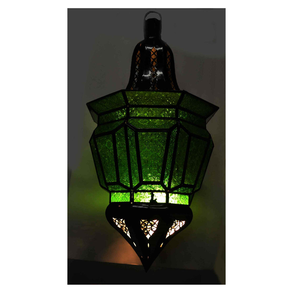X Large Moroccan Lanterns - Green