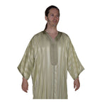Jouhara Fancy Moroccan Men Kaftan - Light Green