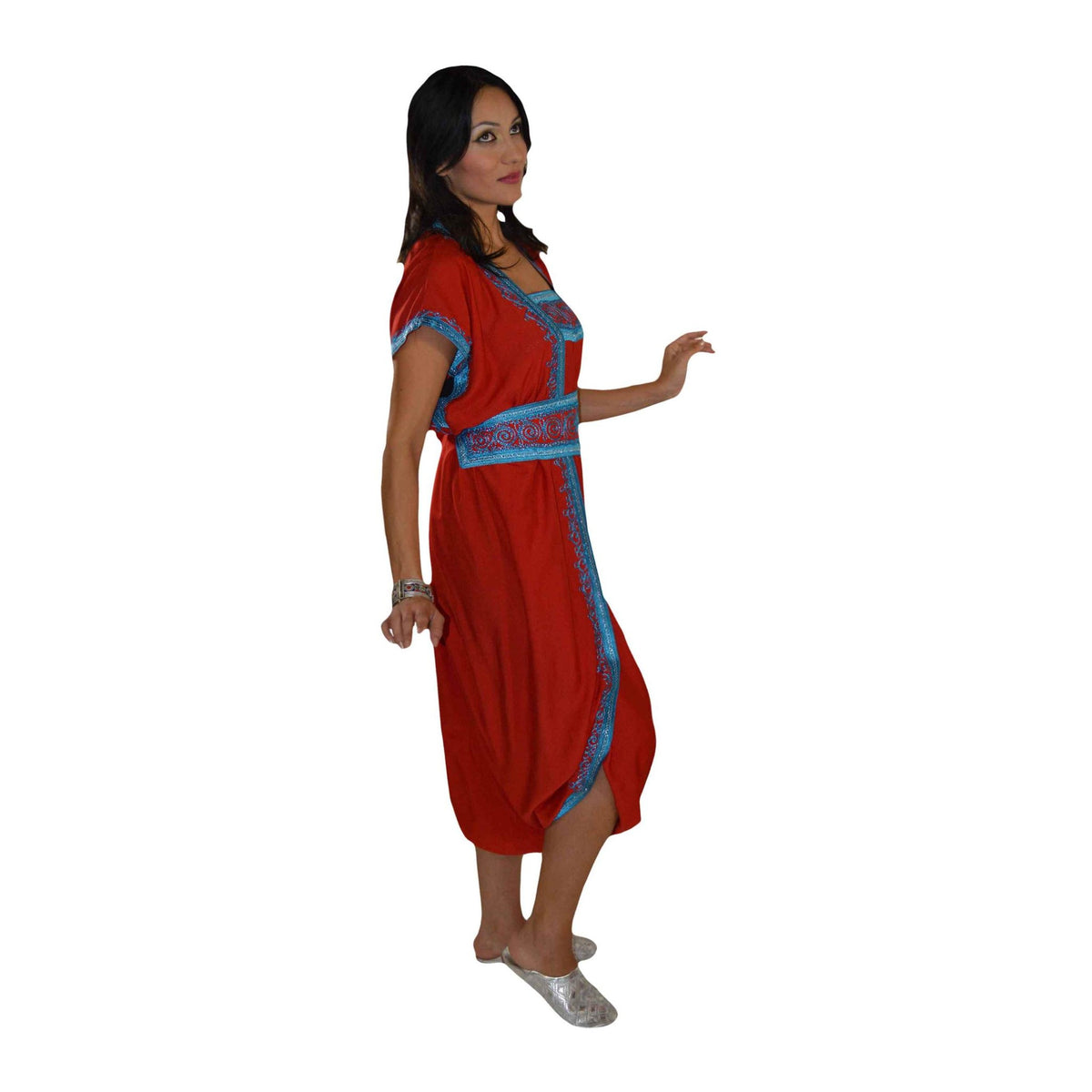 Moroccan Woman Jumpsuit - Red