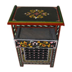 Wood Painted Dresser Single Black -10633