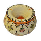 Smokeless Ashtray Xlarge Crisscross - Beige