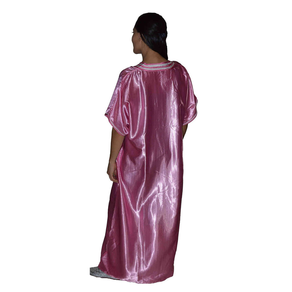 Sunny Morocan Woman Casual Kaftan - Pink