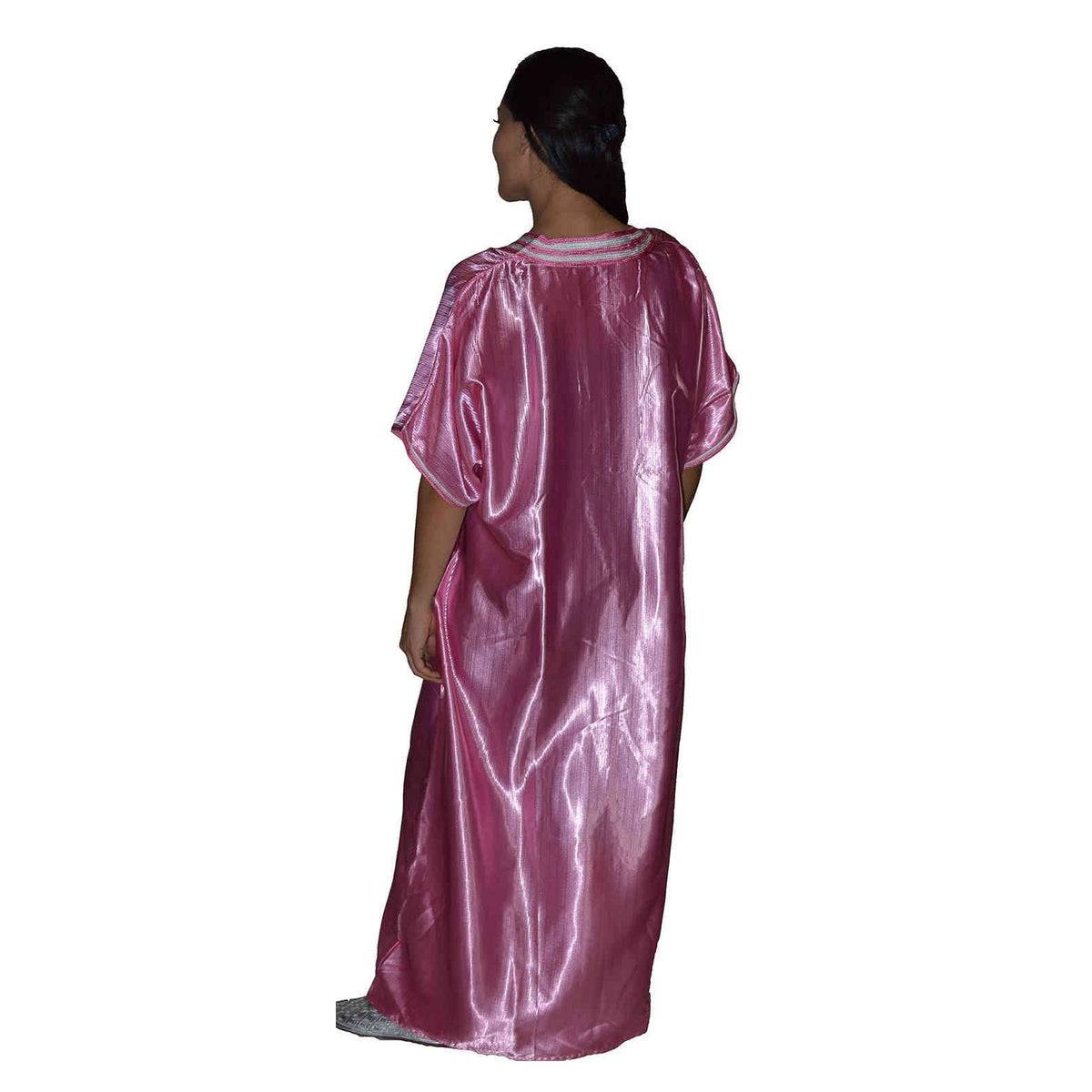 Sunny Morocan Woman Casual Kaftan - Pink