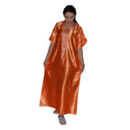 Sunny Morocan Woman Casual Kaftan - Orange