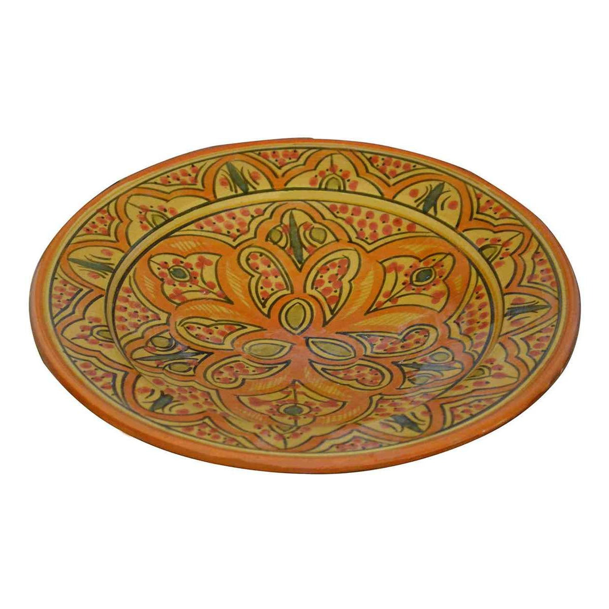 Lwimina Ceramic Serving Plate Handmade Large 12"-5405