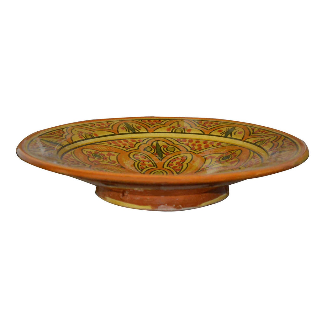 Lwimina Ceramic Serving Plate Handmade Large 12"-5407