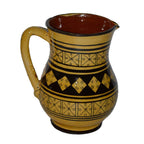 Ceramic Serving Pitcher Diamond Yellow -10159