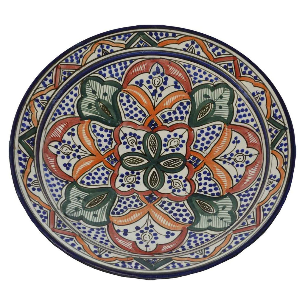 Rainbow Serving Plate Handmade X-Large 14 inches-0