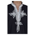 Moroccan Casawi Man Shirt - Black