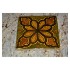 Handmade square tile -7972
