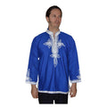 Moroccan Casawi Man Shirt - Blue