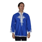 Moroccan Casawi Man Shirt - Blue