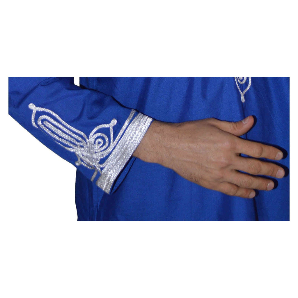 Moroccan Casawi Man Shirt - Blue