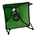 Table Henna Leather Lamp Handmade - Green