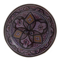 Verde Dots Ceramic Serving Plate Handmade 8" - Orange