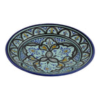 Verde Dots Ceramic Serving Plate Handmade 8" - Orange