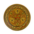 Lwimina Yellow Ceramic Serving Plate Handmade 8"-0