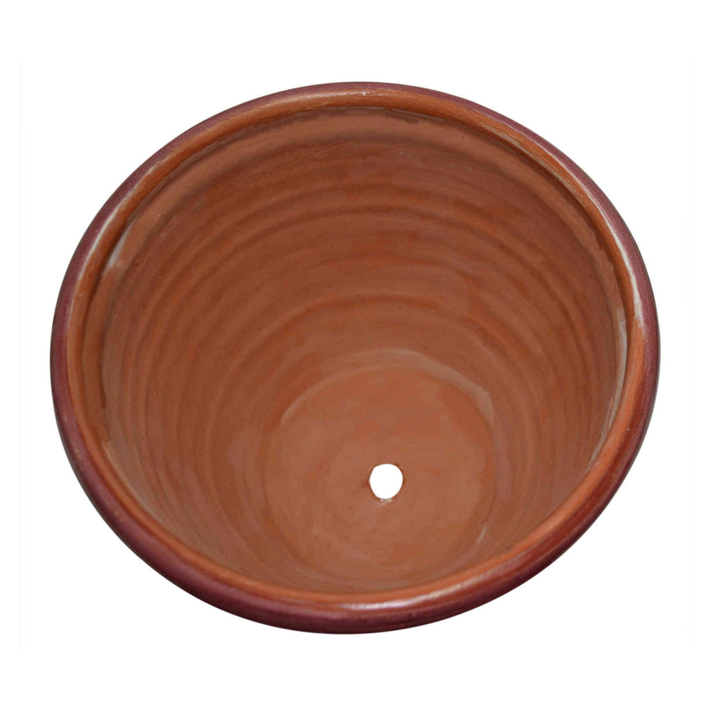 Yellow Handmade Ceramic Large Flower Pot -7950