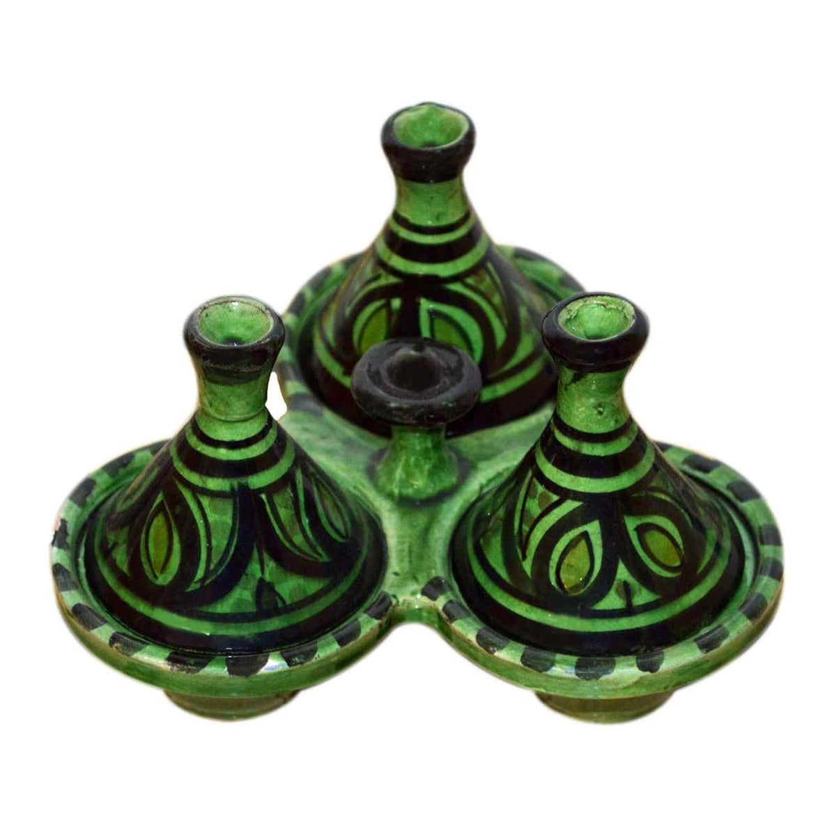 Triple Spice Holder Safi - Green