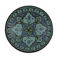 16 Inches Extra Large Aqua Handmade Ceramic Serving Plate
