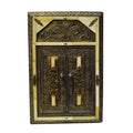 Moorish Bone Rectangle Mirror Moroccan Medium - Camel White