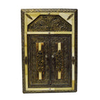 Moorish Bone Rectangle Mirror Moroccan Medium - Camel White