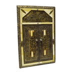 Moorish Bone Rectangle Mirror Moroccan Medium - Camel White