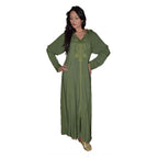 Najat Moroccan Woman Djellaba - Green