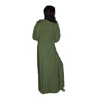 Najat Moroccan Woman Djellaba - Green