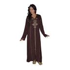 Najat Moroccan Woman Djellaba - Brown