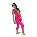 Chaima Moroccan Woman Tunic and Pants Set - Magenta