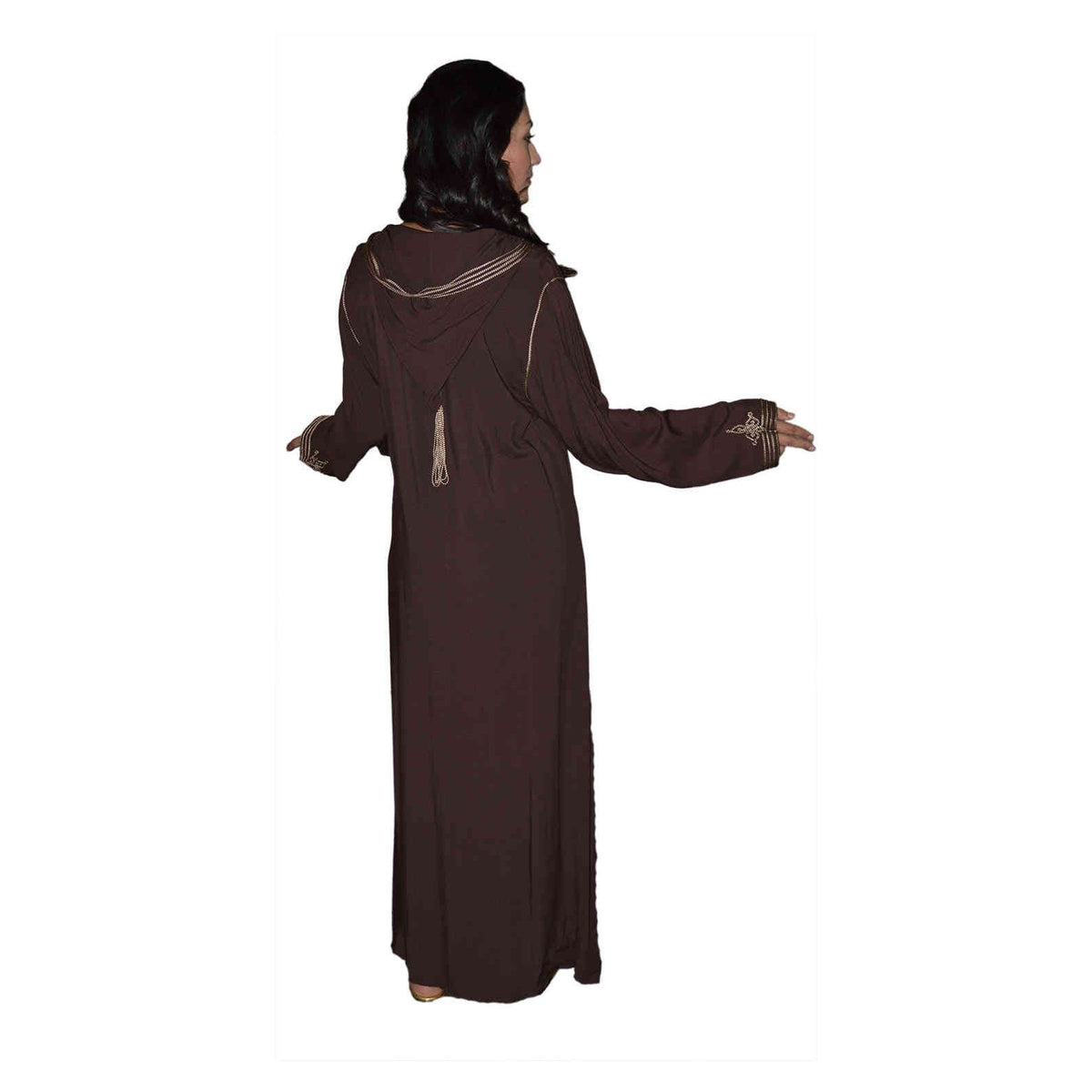 Najat Moroccan Woman Djellaba - Brown