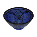 Blue Handmade Serving Bowl 8 inches Small -0